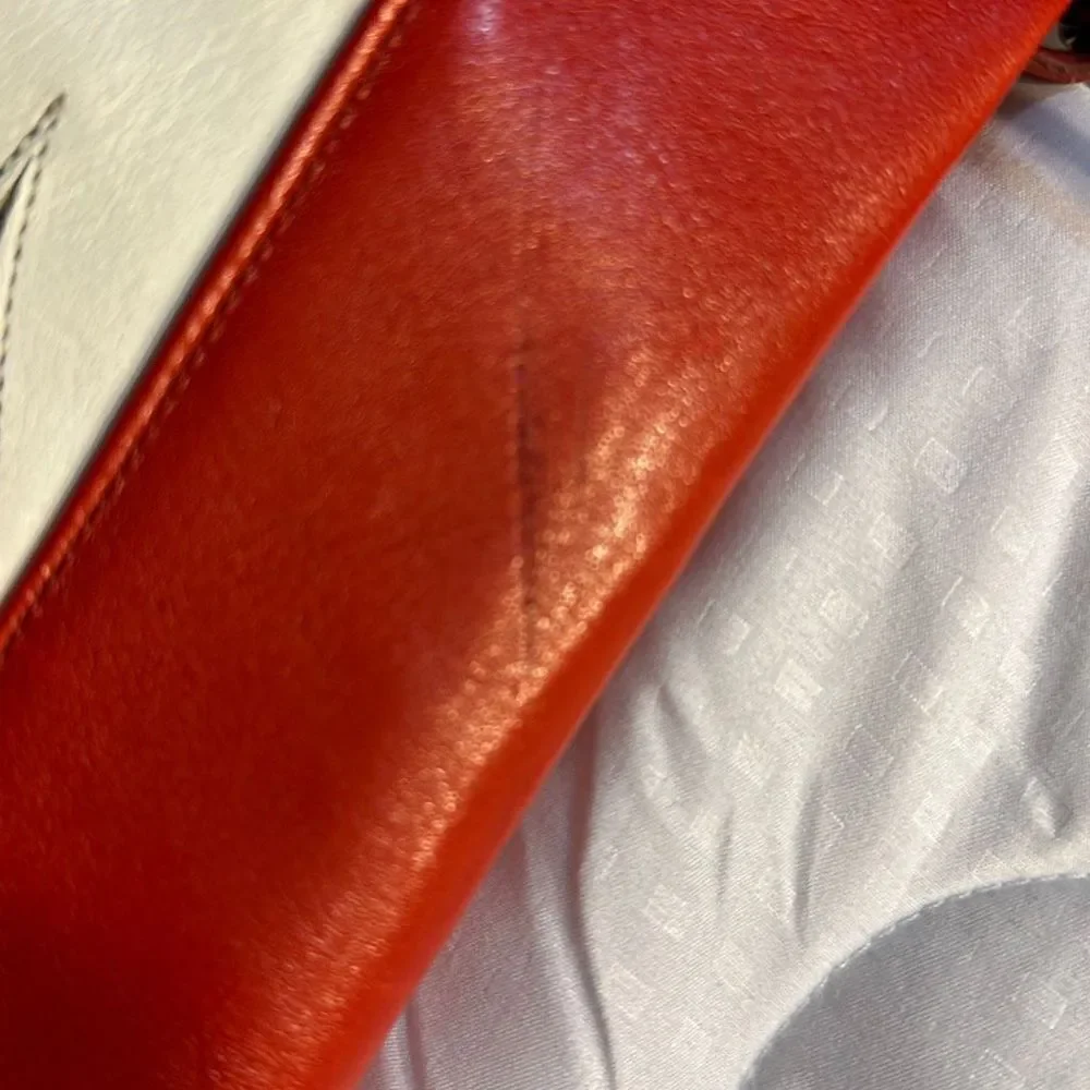 Miss Tony Lama Vintage Leather purse with strap.